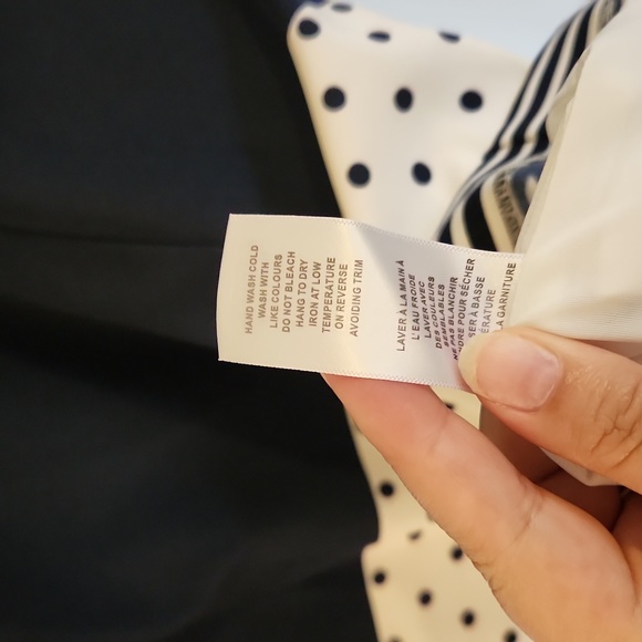 Navy and white dress - Picture 8 of 8